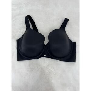 Cacique Black Lightly Lined Balconette Bra 40F